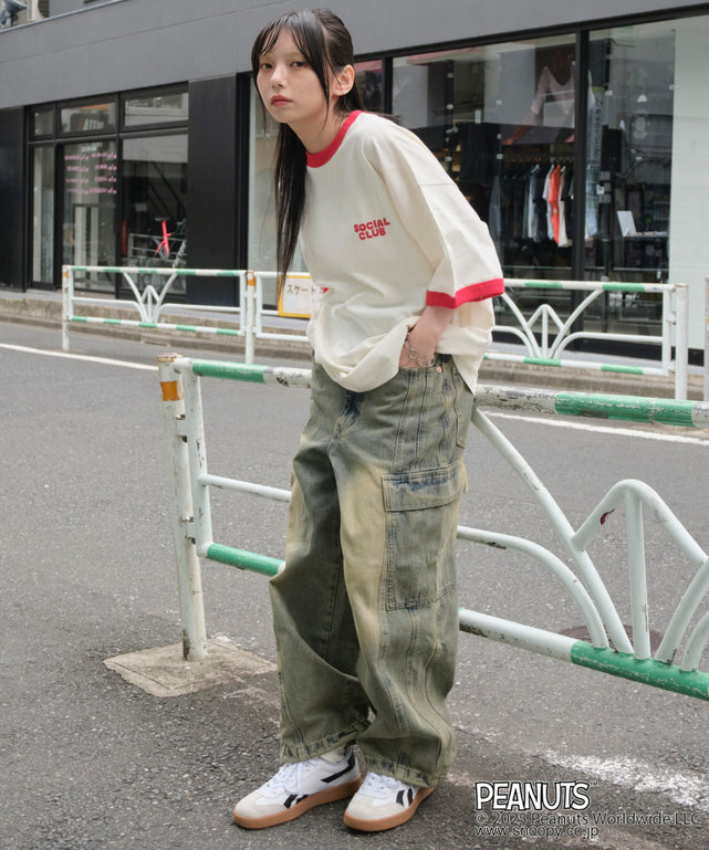 ホワイトアイボリー　モデル:159cm M着用