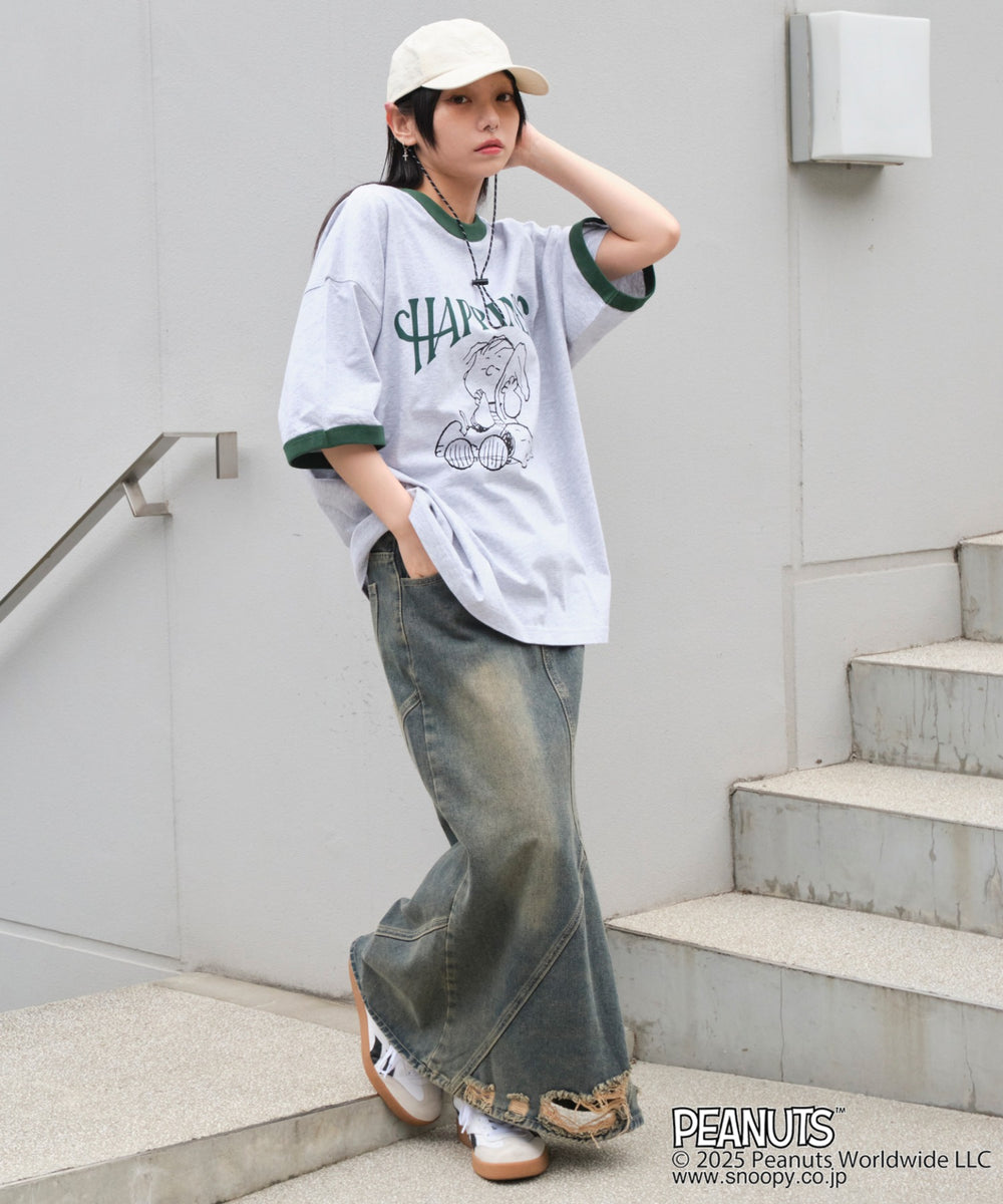 アッシュグレー　モデル:159cm M着用