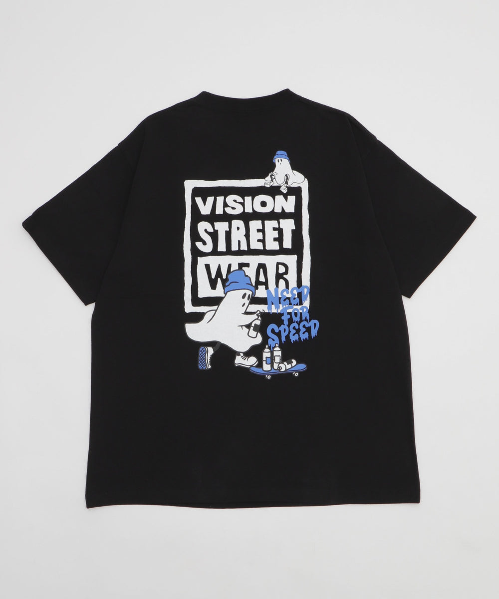 別注VISIONボックスロゴゴーストスケーターT（SS）