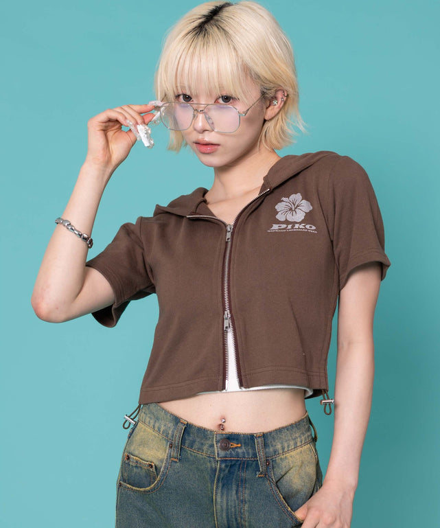 ブラウン　モデル:158cm F着用