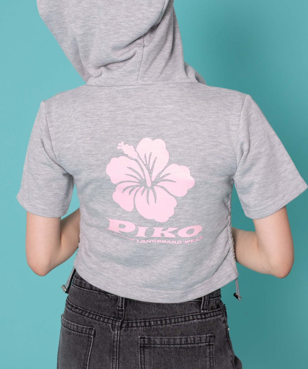 杢グレー　モデル:158cm F着用