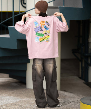 ピンク モデル：175cm L着用