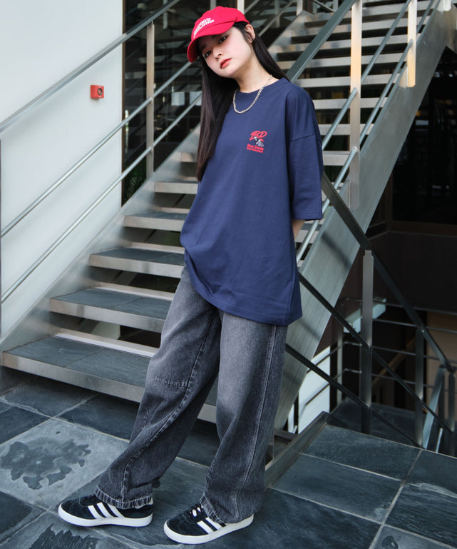 ネイビー モデル：160cm M着用