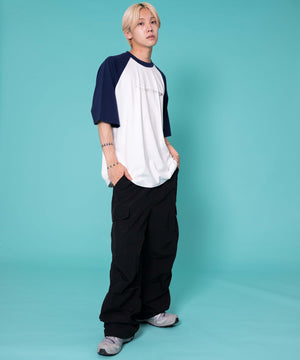 ネイビー　モデル:175cm L着用