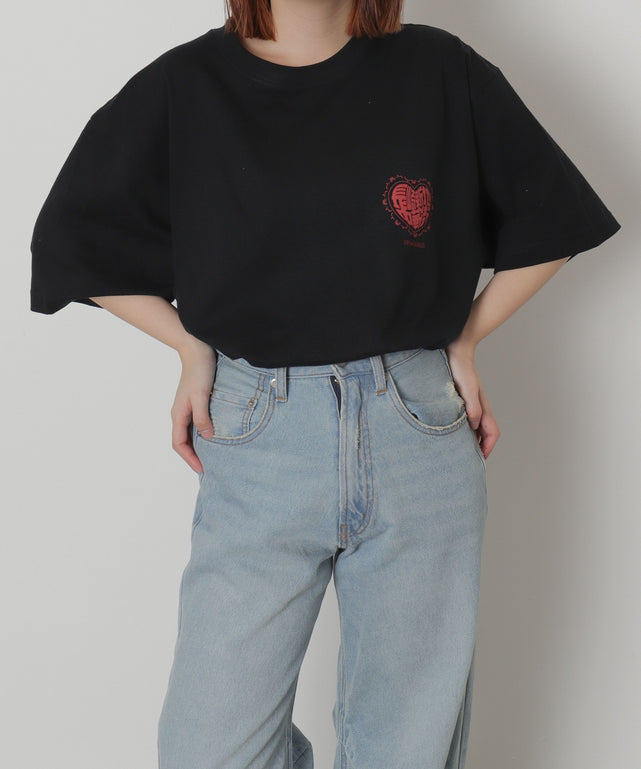 ブラック（柄6）