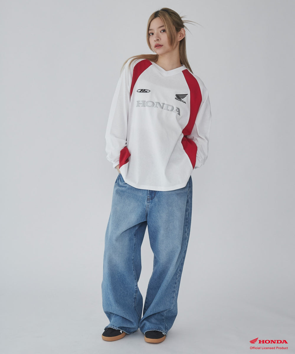 ホワイト　モデル:169cm L着用