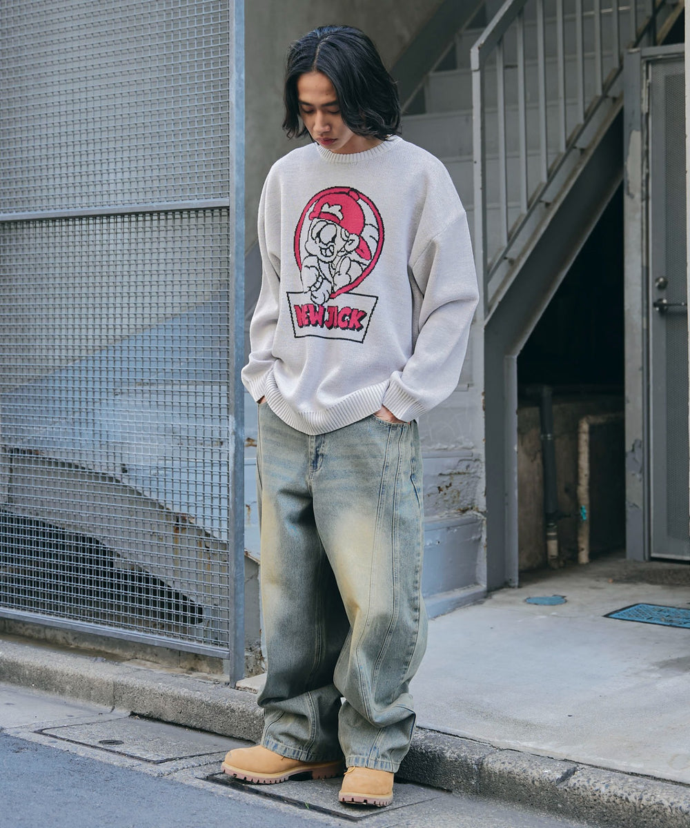 ホワイトアイボリー　モデル:175cm L着用