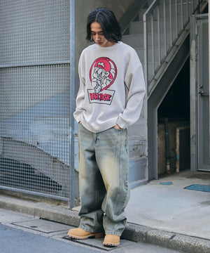 ホワイトアイボリー　モデル:175cm L着用