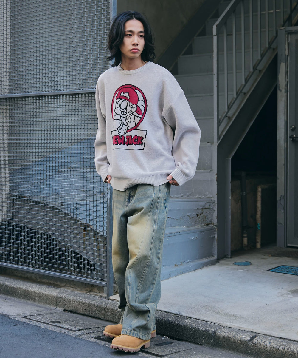 ホワイトアイボリー　モデル:175cm L着用