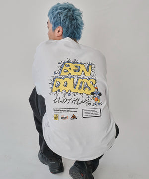 ホワイト　モデル：178㎝　L着用