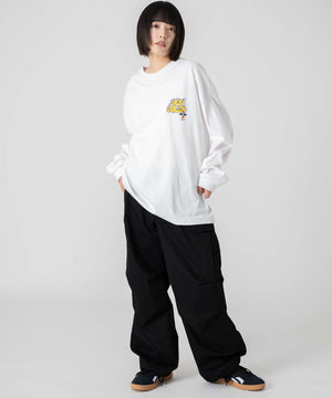 ホワイト　モデル：168㎝　L着用