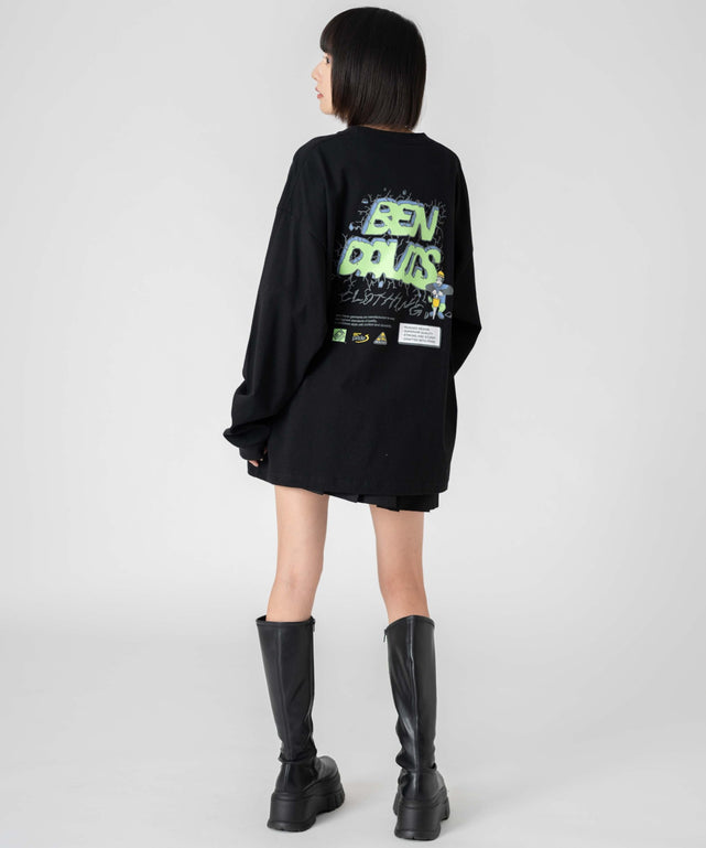 ブラック　モデル：168㎝　L着用