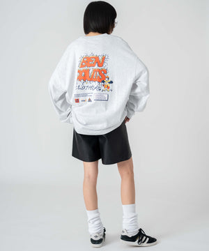 アッシュグレー　モデル：168㎝　L着用