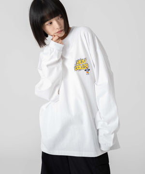 ホワイト　モデル：168㎝　L着用