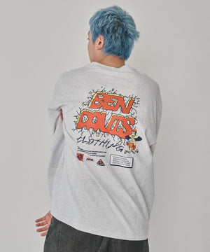 アッシュグレー　モデル：178㎝　L着用