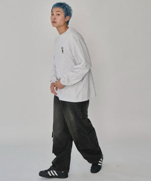 アッシュグレー　モデル：178㎝　L着用