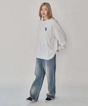 アッシュグレー　モデル：169㎝　L着用