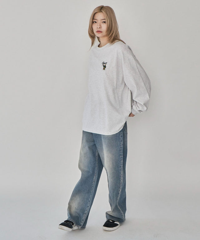 アッシュグレー　モデル：169㎝　L着用