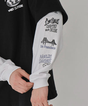 別注BENDAVISアンサンブルグラフィックT