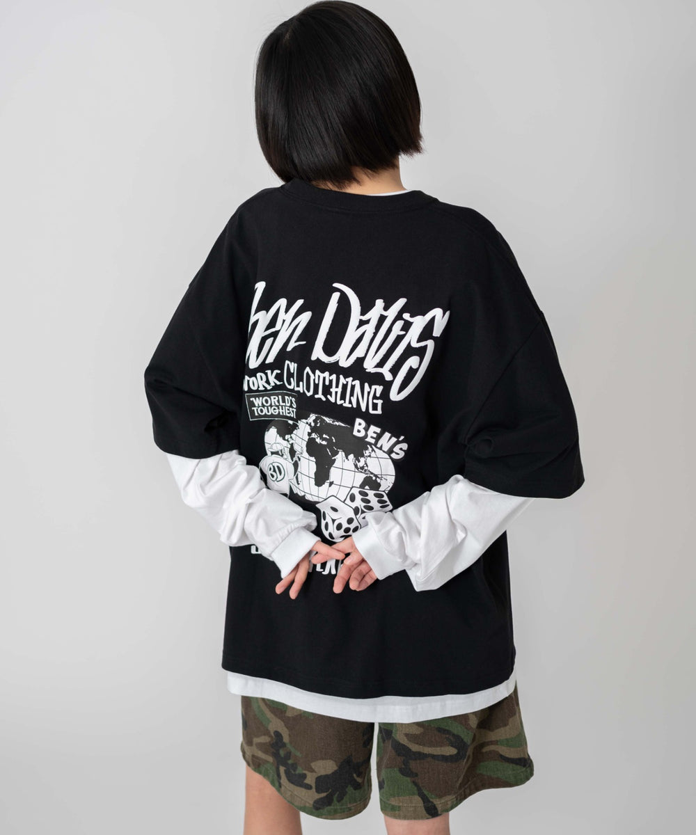 ブラック　モデル：168㎝　L着用