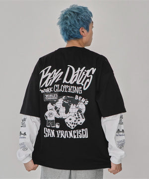 ブラック　モデル：178㎝　L着用