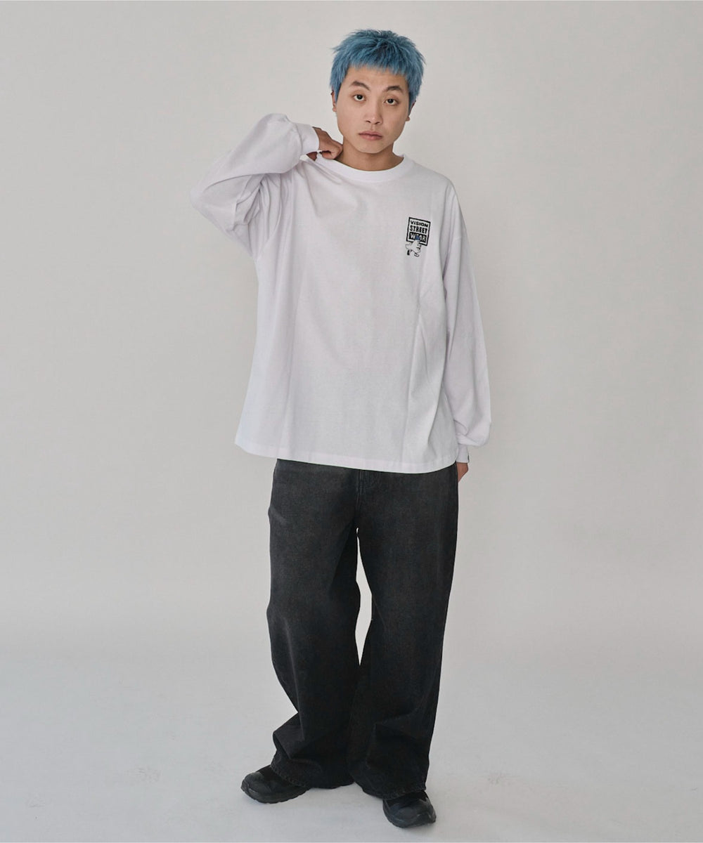 ホワイト　モデル：178㎝　L着用