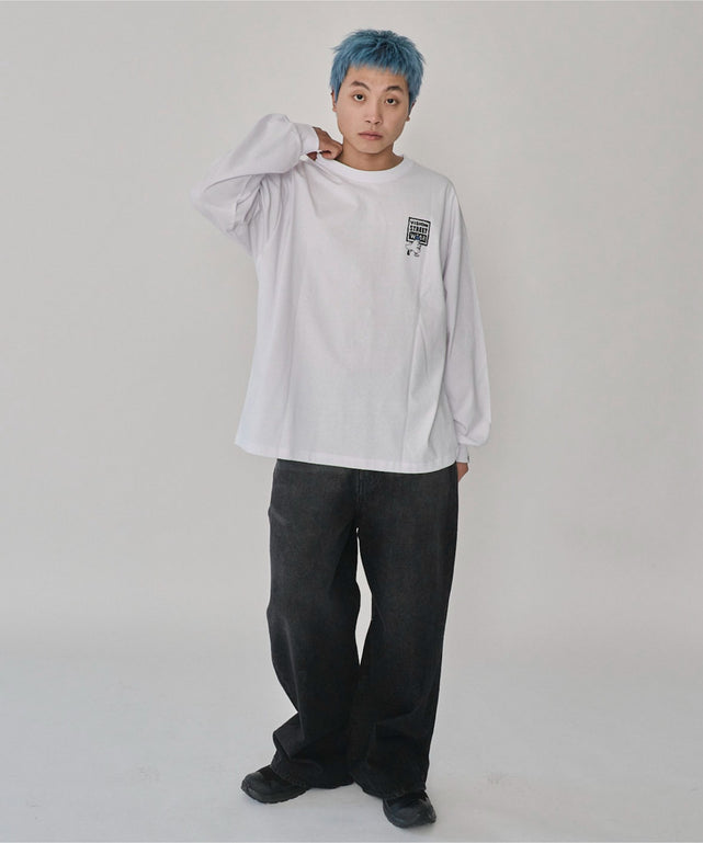 ホワイト　モデル：178㎝　L着用