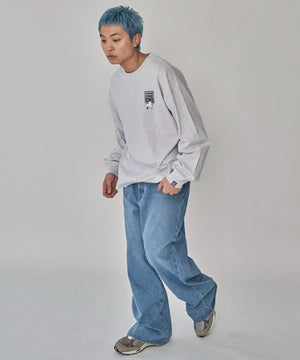 アッシュグレー　モデル：178㎝　L着用