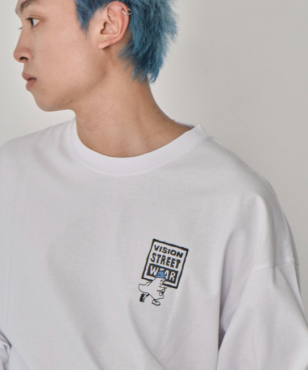別注VISIONゴーストスケータープリントT（LS）