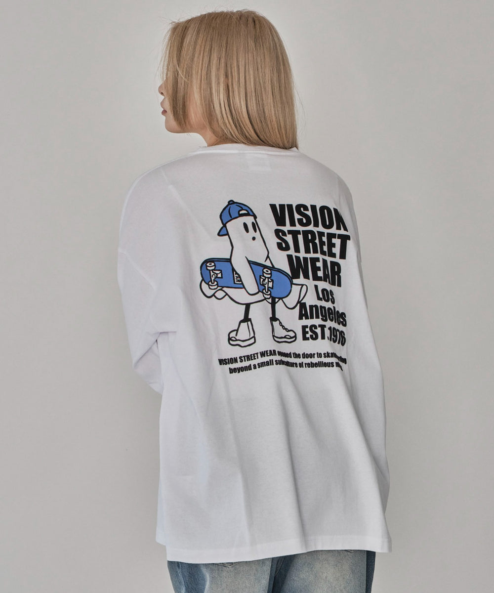 ホワイト　モデル：169㎝　L着用