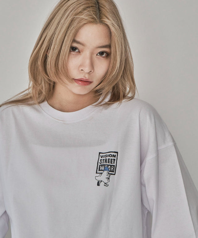 別注VISIONゴーストスケータープリントT（LS）