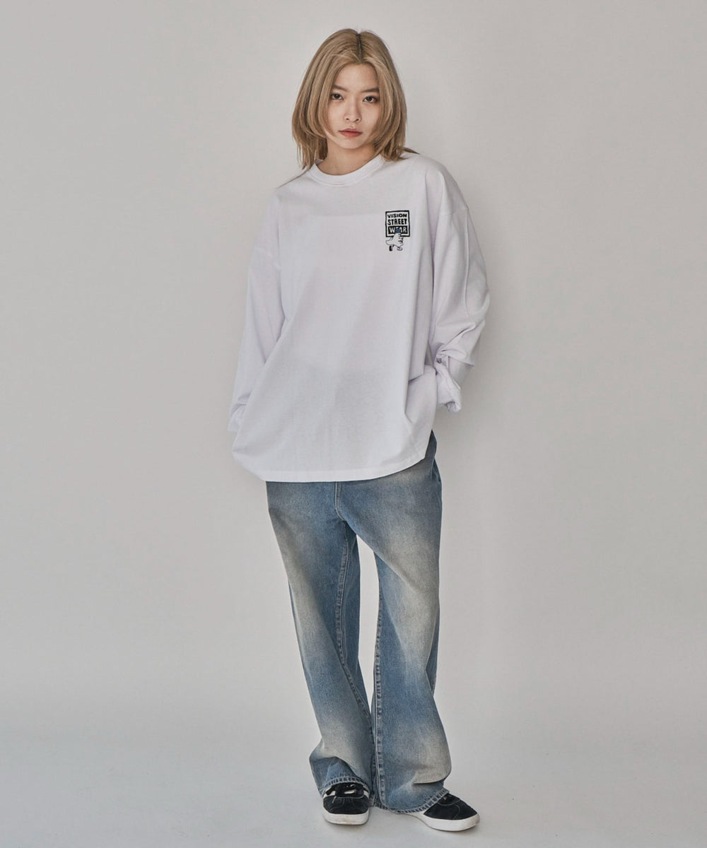 ホワイト　モデル：169㎝　L着用