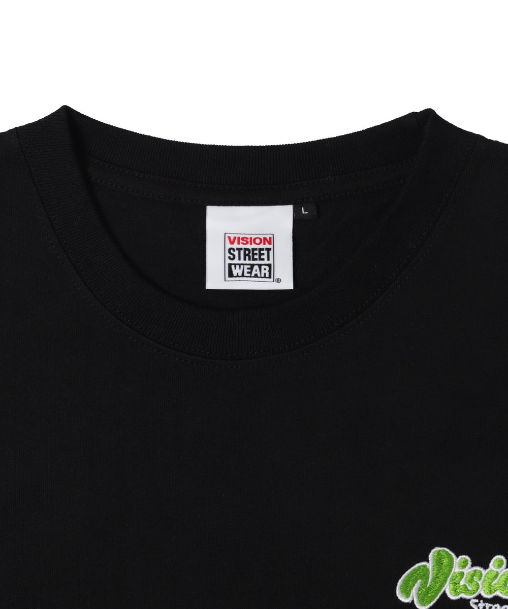 別注VISIONグラフィックスリーブプリントT（LS）