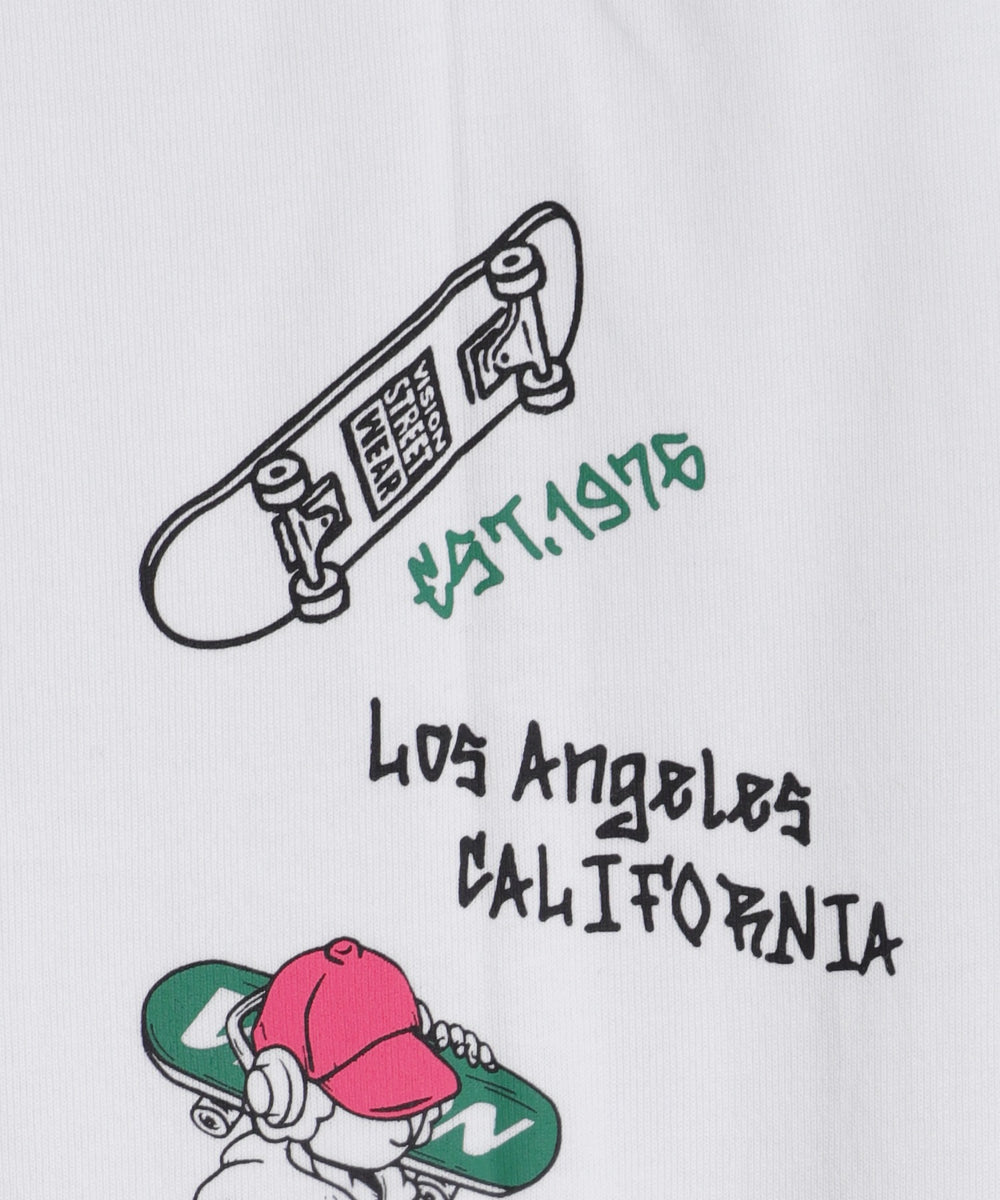 別注VISIONグラフィックスリーブプリントT（LS）