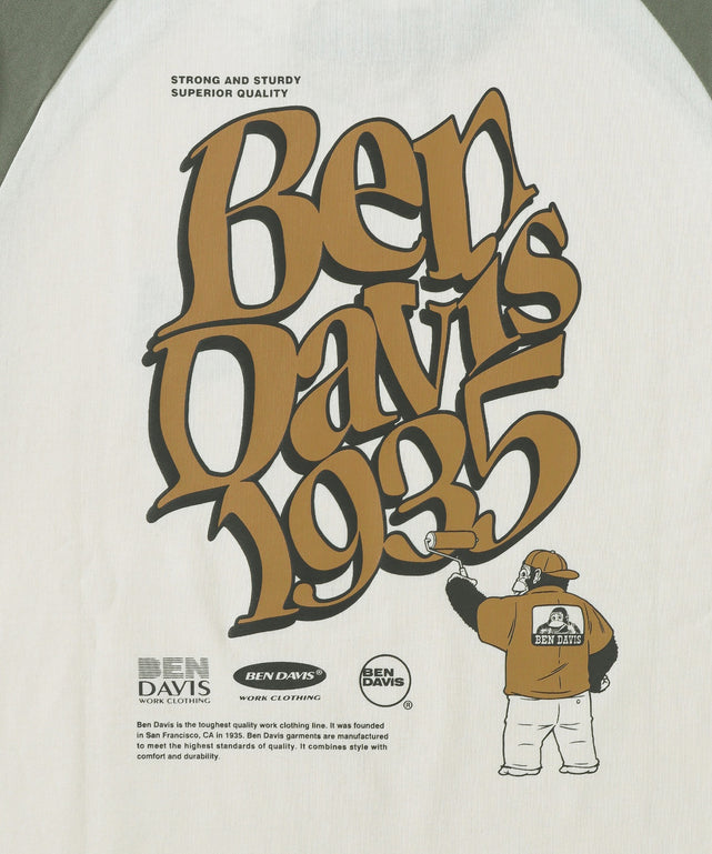 別注BENDAVISグラフィックラグランT（7S）