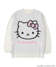 HELLO KITTYコラボジャガードニット/ホワイト