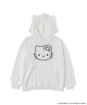 HELLO KITTYコラボビッグパーカー/ホワイト