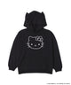 HELLO KITTYコラボビッグパーカー/ブラック