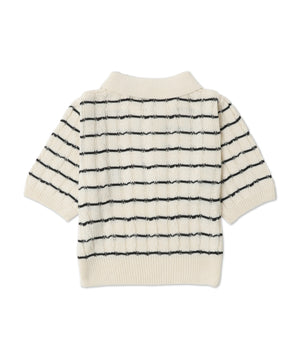 別注USPOLO　ケーブルニットポロ