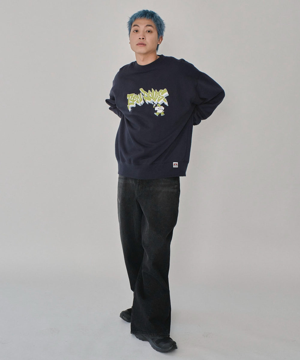 ネイビー　モデル：178㎝　L着用