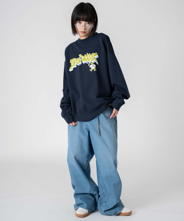 ネイビー　モデル：168㎝　L着用　