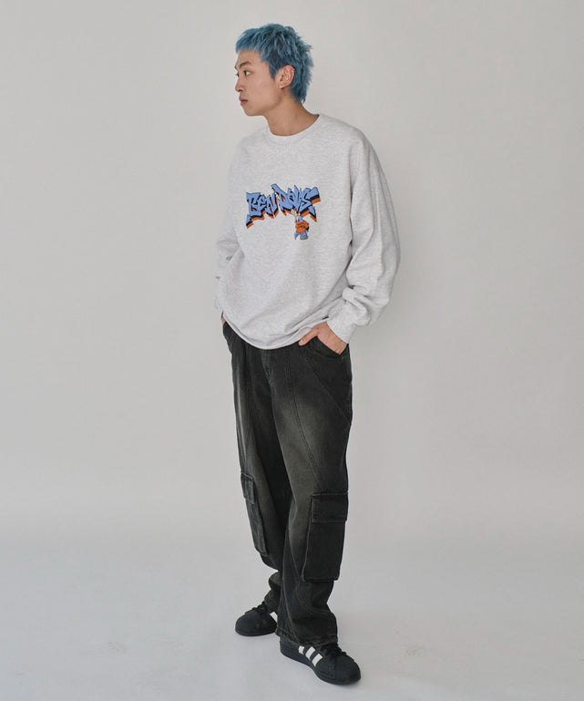 アッシュグレー　モデル：178㎝　L着用