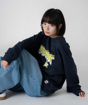 ネイビー　モデル：168㎝　L着用　