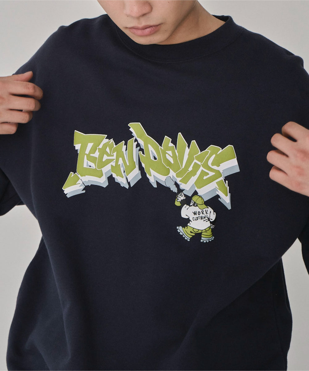 別注BENDAVISバブルロゴプルオーバー