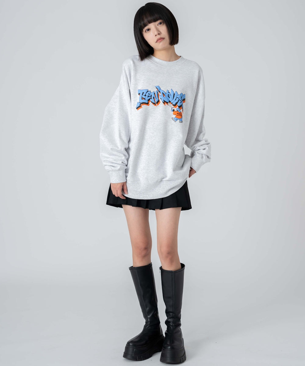 アッシュグレー　モデル：168㎝　L着用