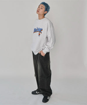 アッシュグレー　モデル：178㎝　L着用