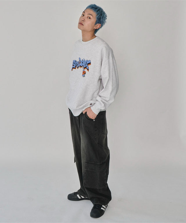 アッシュグレー　モデル：178㎝　L着用