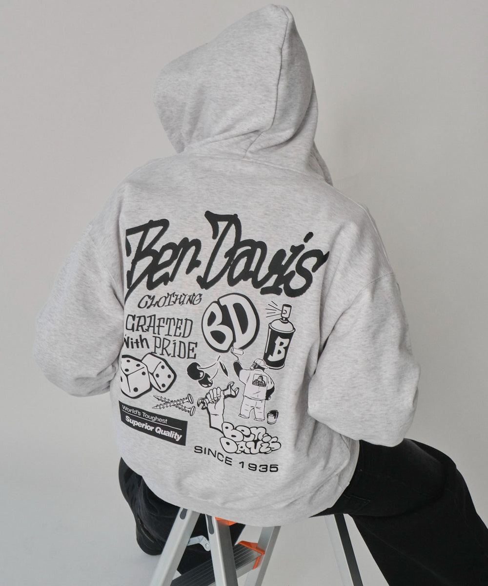 アッシュグレー　モデル：178㎝　L着用