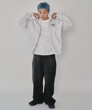 アッシュグレー　モデル：178㎝　L着用