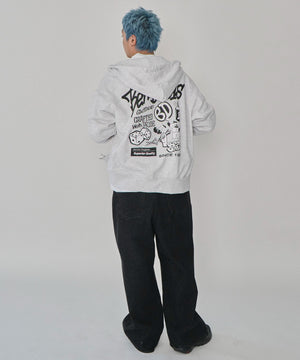 アッシュグレー　モデル：178㎝　L着用